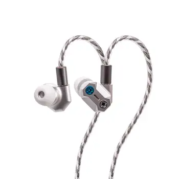 Shuoer Trak Pro | Magnetostatic Dinamično hibridni IEM slušalke z bas iskanje vijaki in dvojno pin silver plated bakrenih kablov